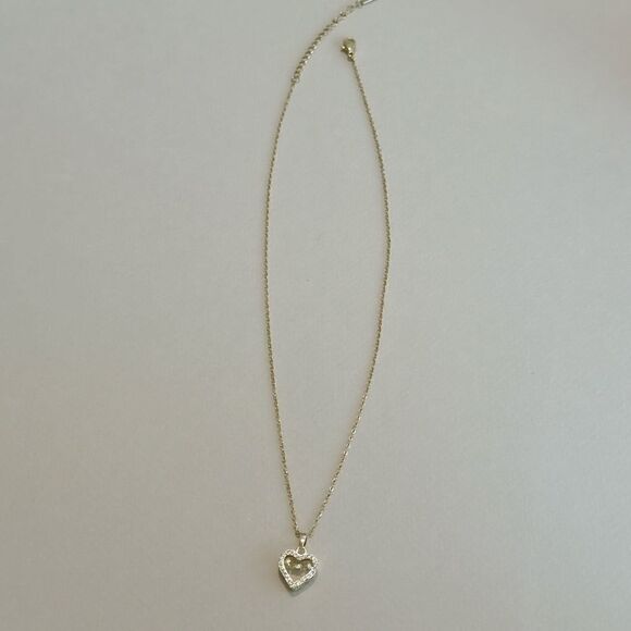 Crystal heart necklace M995 - Picture 2 of 4